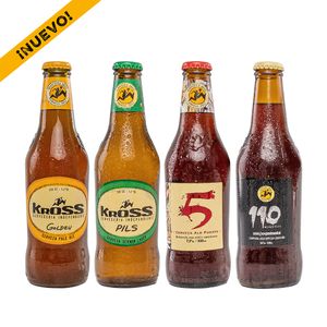 Cervezas Mixta 4 variedades premiadas / 24 unidades / 330cc