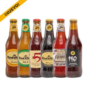 Cerveza Mixta  6 variedades de ORO / 24 unidades / 330cc